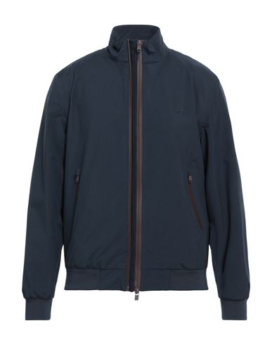 Man Jacket Navy Size L Polyester