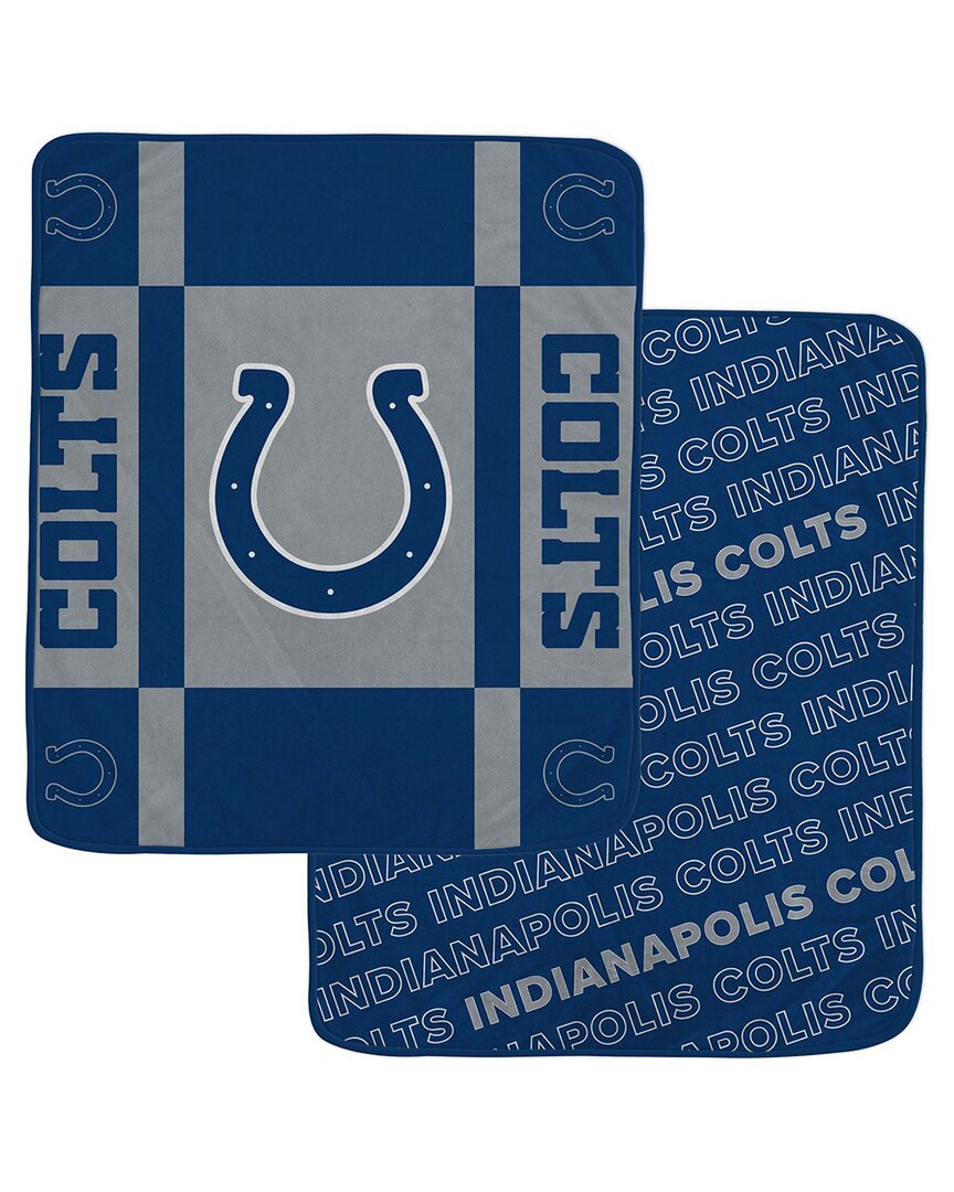 Indianapolis Colts Nfl Team Reversible Fleece Blanket
