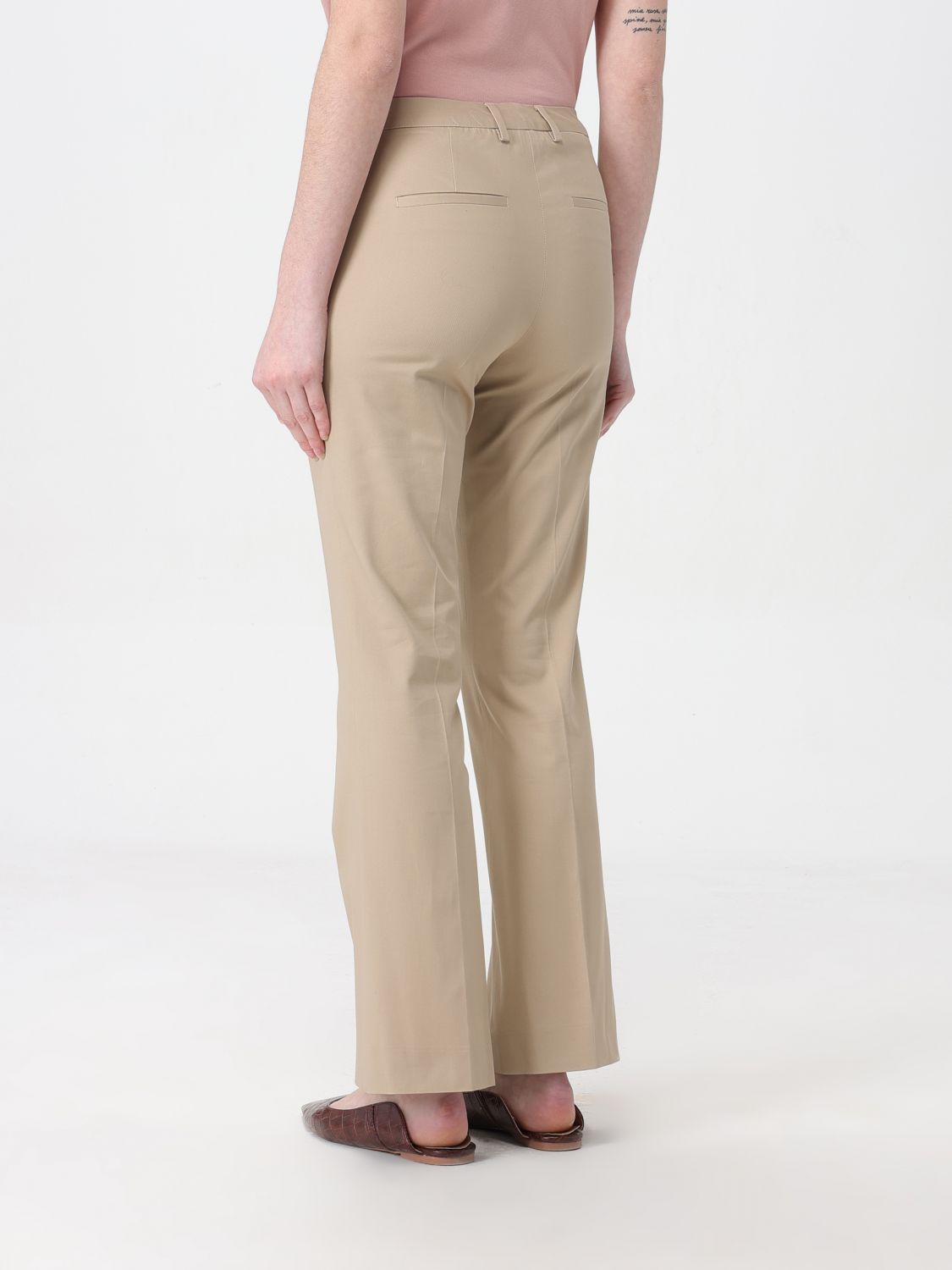 Pants Woman color Beige