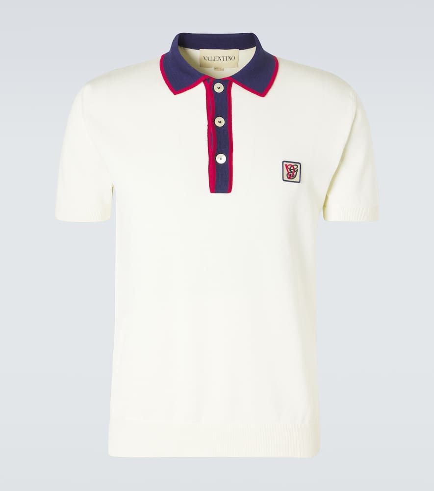 Cotton polo sweater