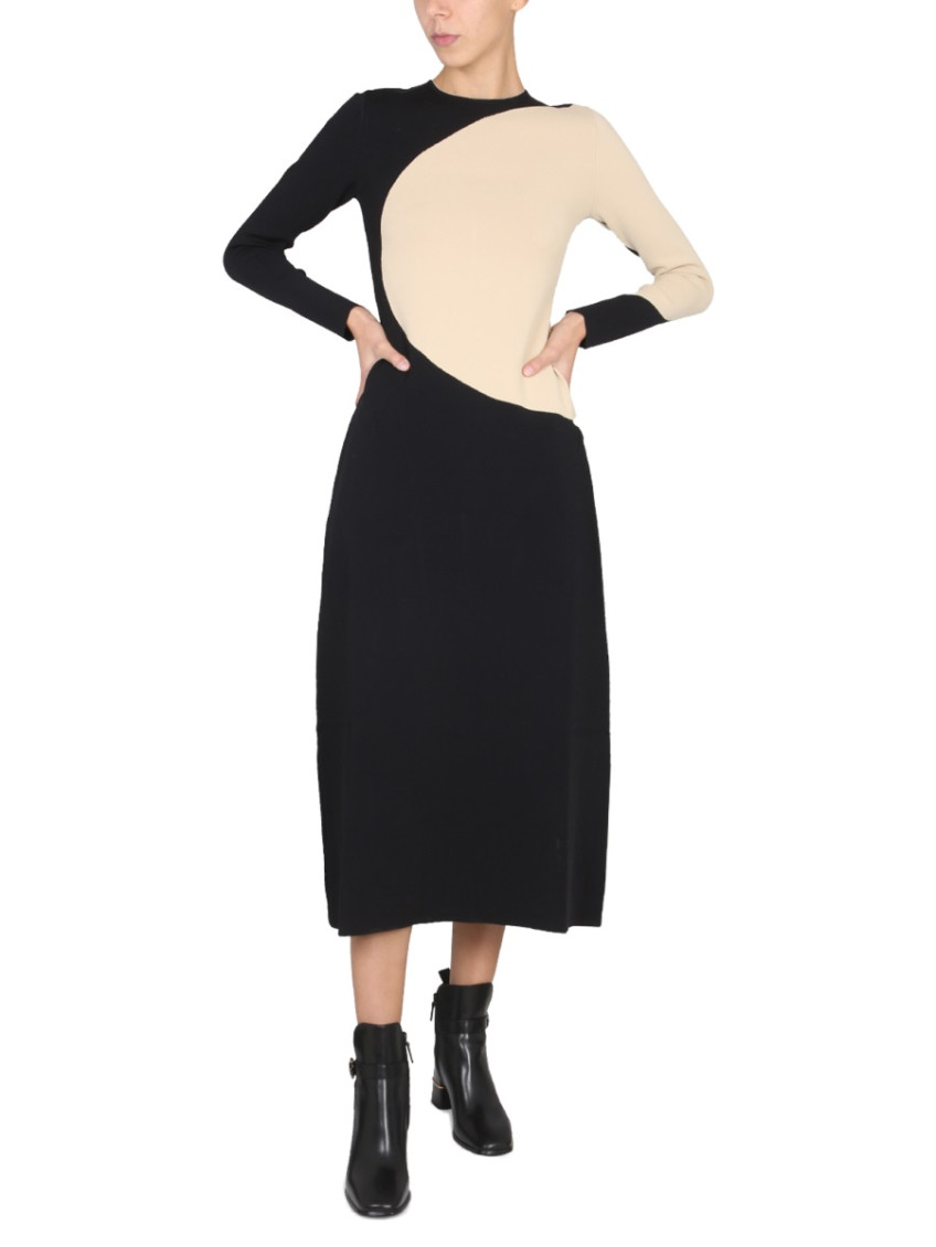 Colorblock Sweater Dress