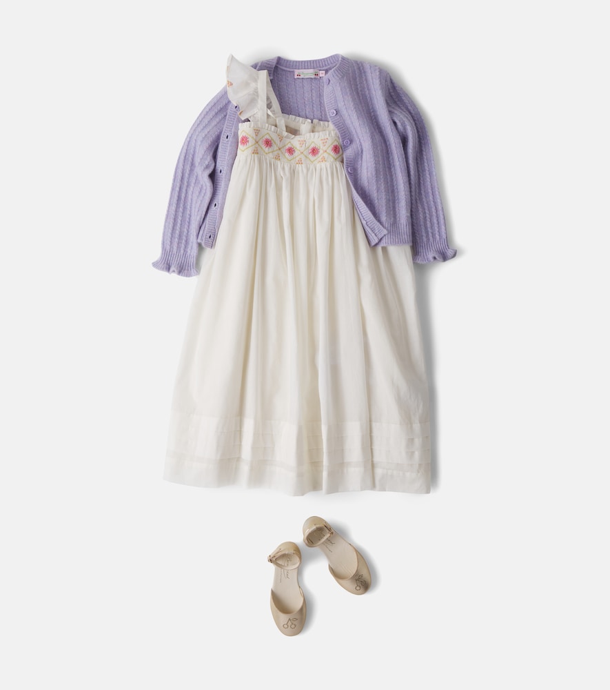 Laora embroidered cotton dress