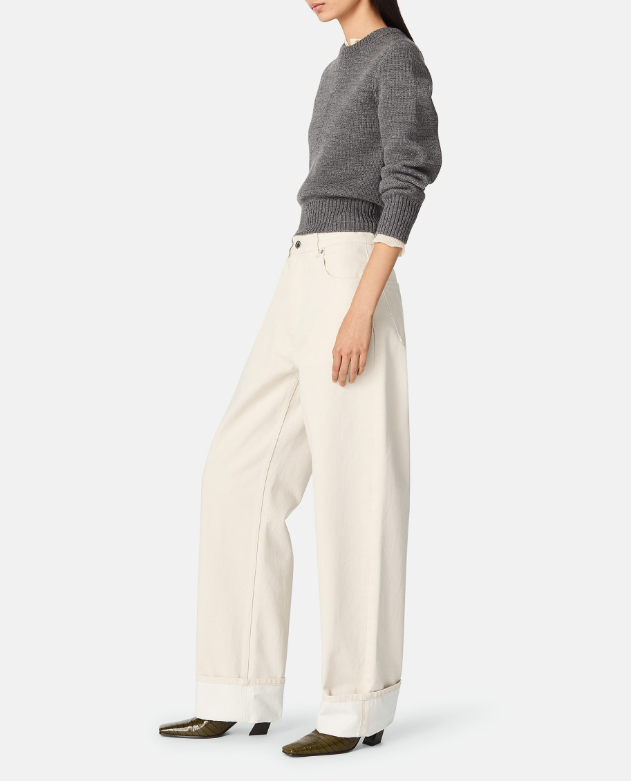 Denim Pants Stone Washed