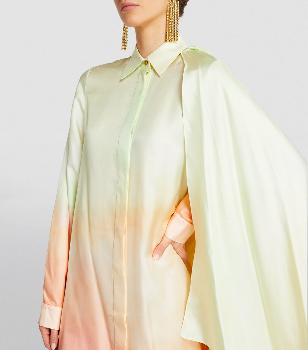Silk Shirt Dress