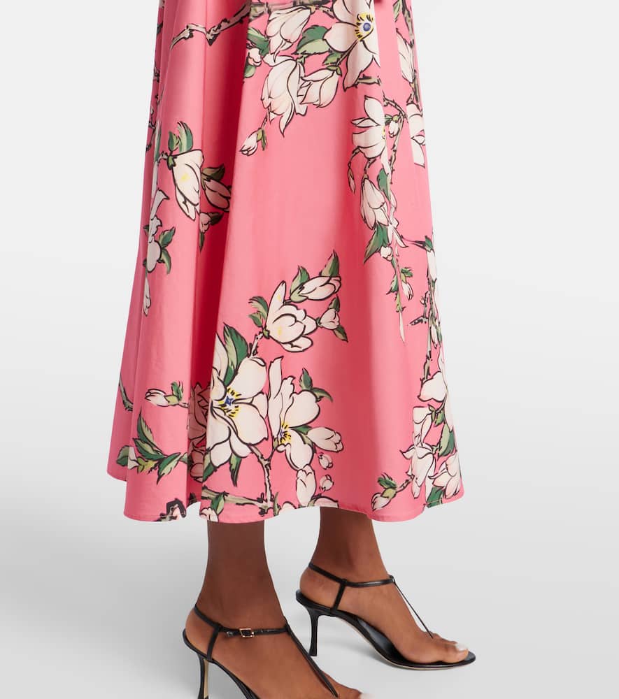 Bianca floral cotton shirt dress