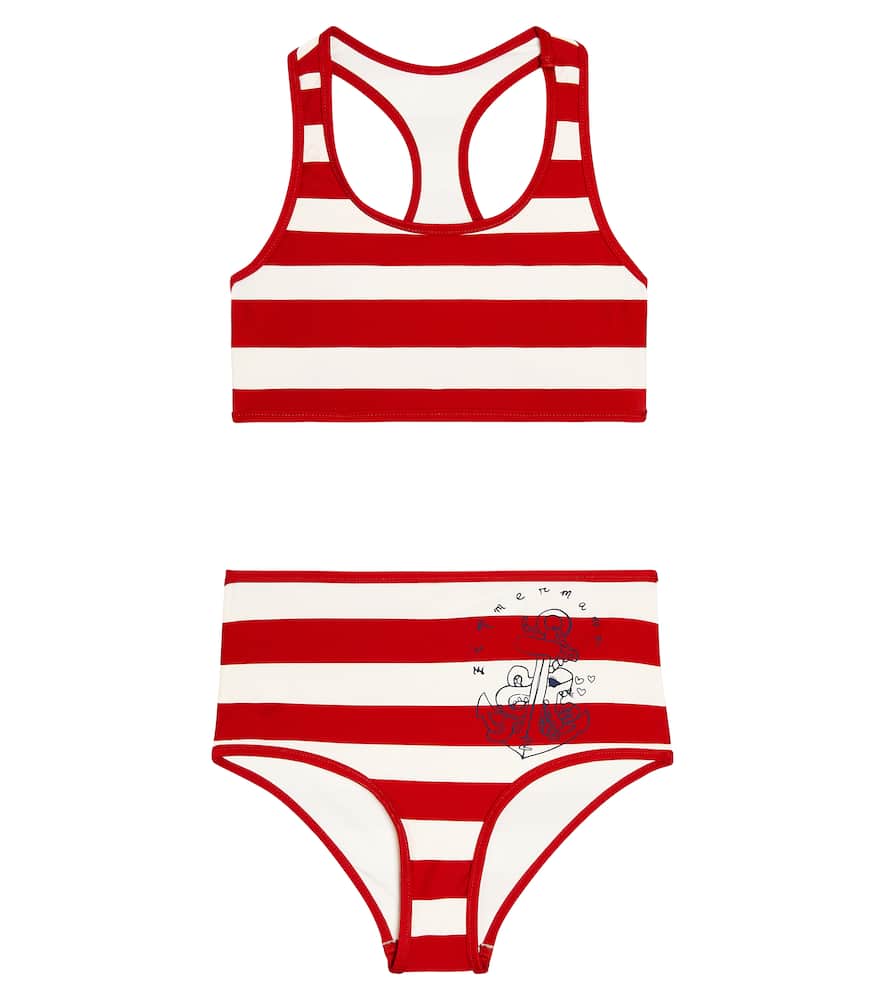 Zimmermann Kids Alight striped bikini