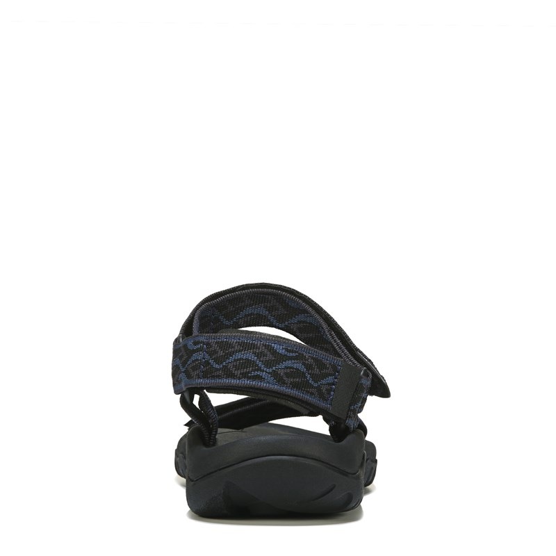 Men's Hurricane 4 Outdoor River Sandals (Wavy Trail Navy)