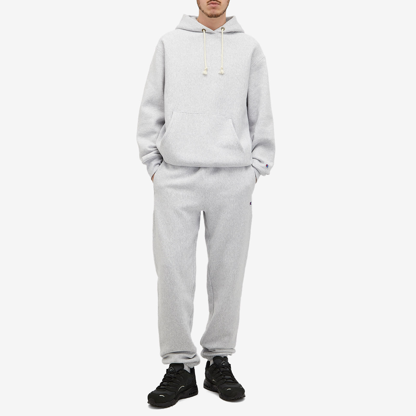 Men's Classic Hoodie in Grey Marl