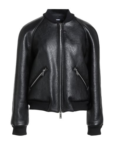 Woman Jacket Black Size 6 Polyester, Viscose