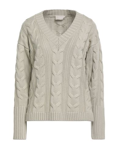Woman Sweater Grey Size L Merino Wool