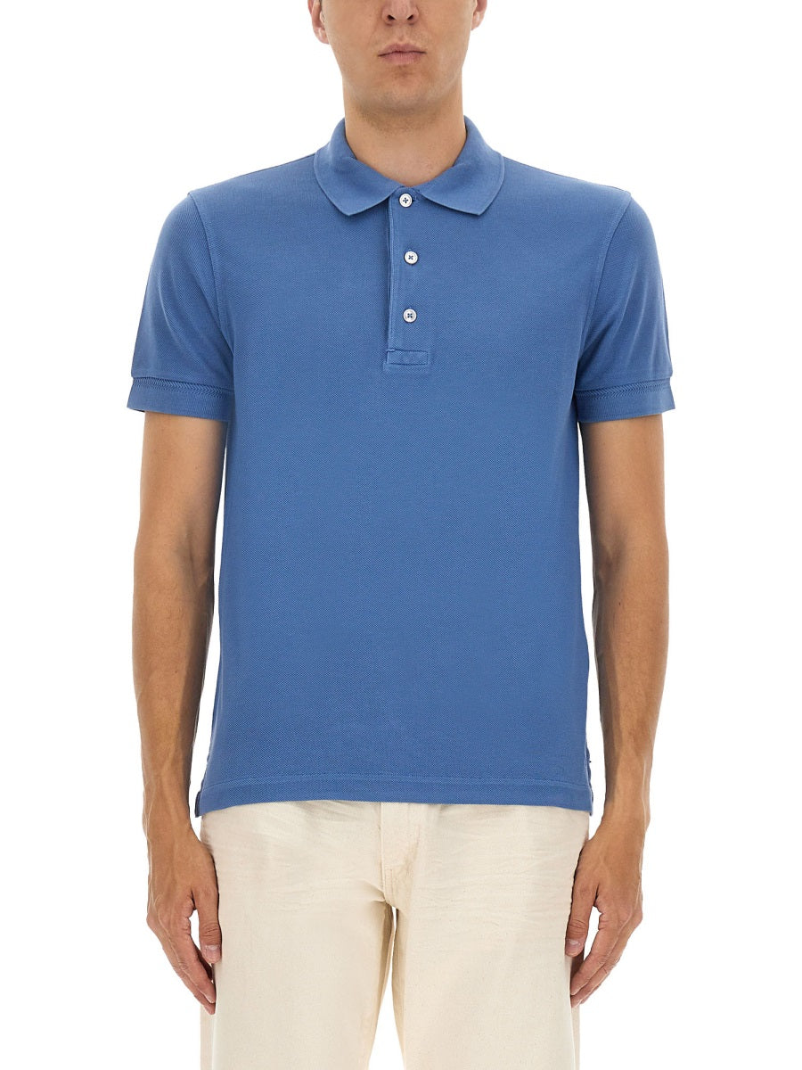 Slim-Fit Lyocell and Cotton-Blend Piqué Polo Shirt for Men
