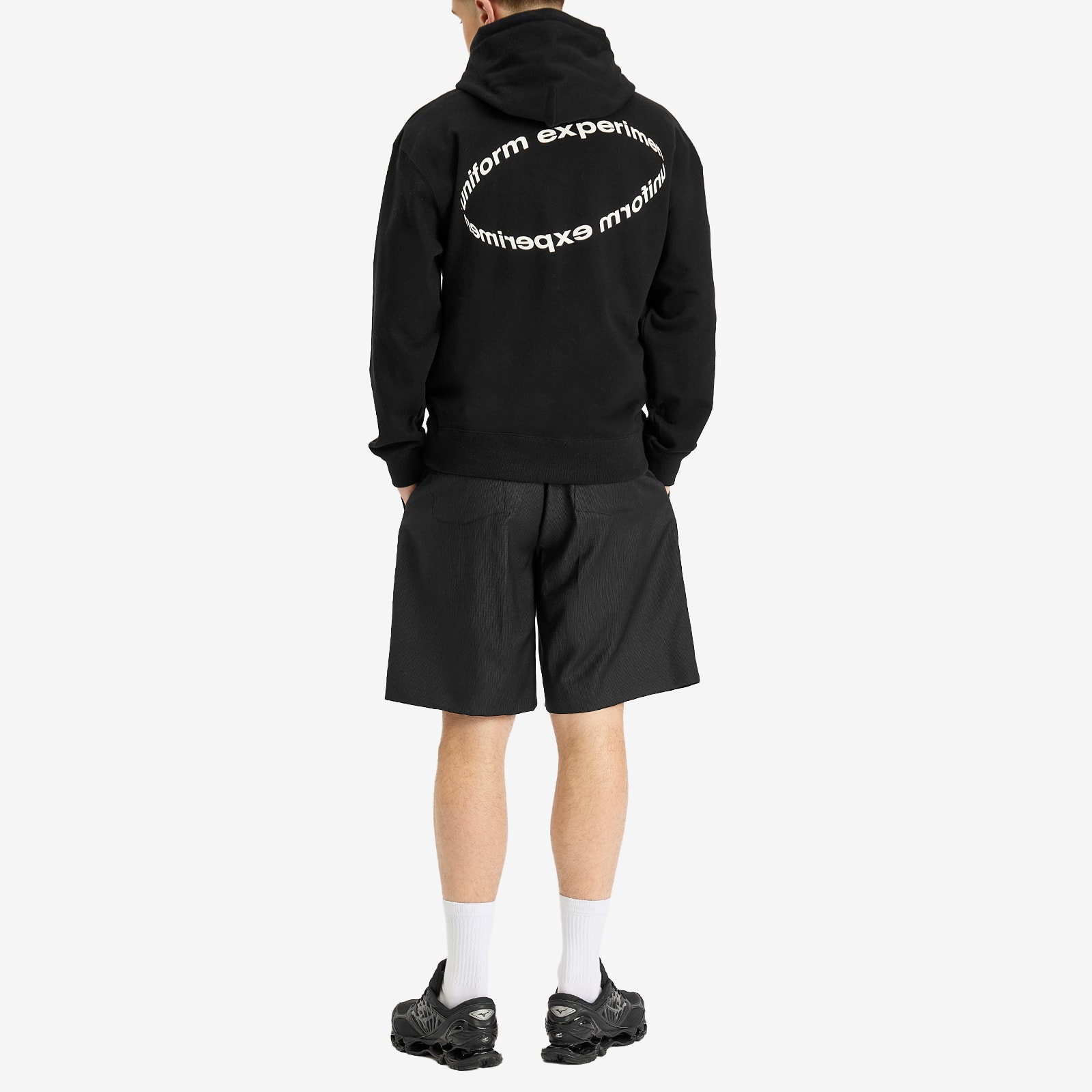 Uniform Experiment Men's Loop Logo Hoodie in Black