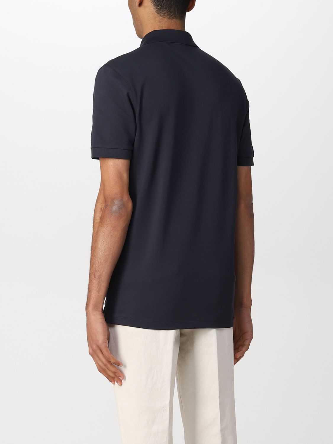 Polo Shirt Men colour Blue