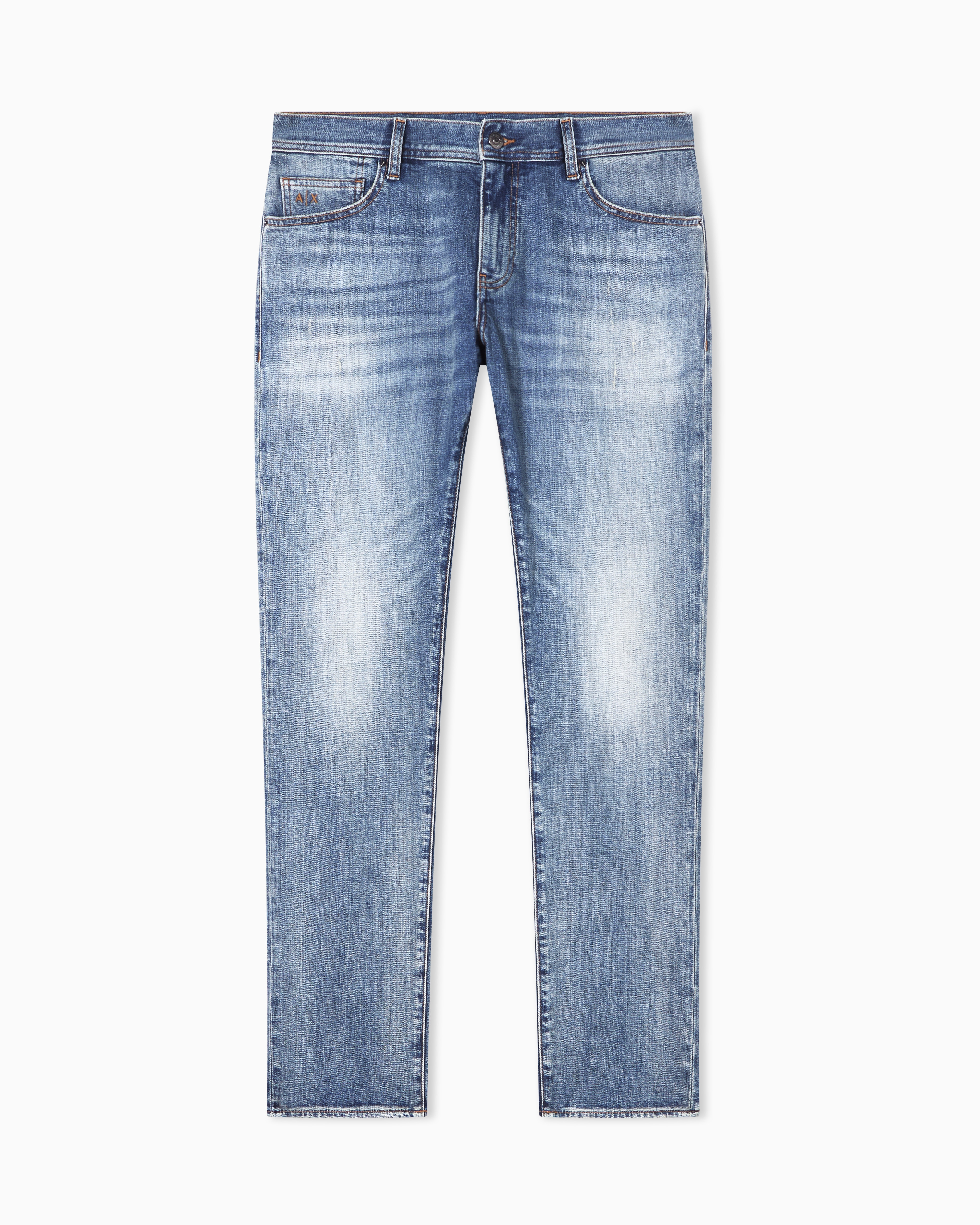 Super Skinny Jeans Blue Wash Stretch Denim