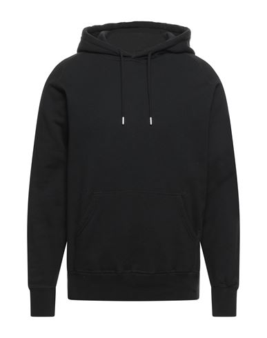 Man Sweatshirt Black Size M Cotton