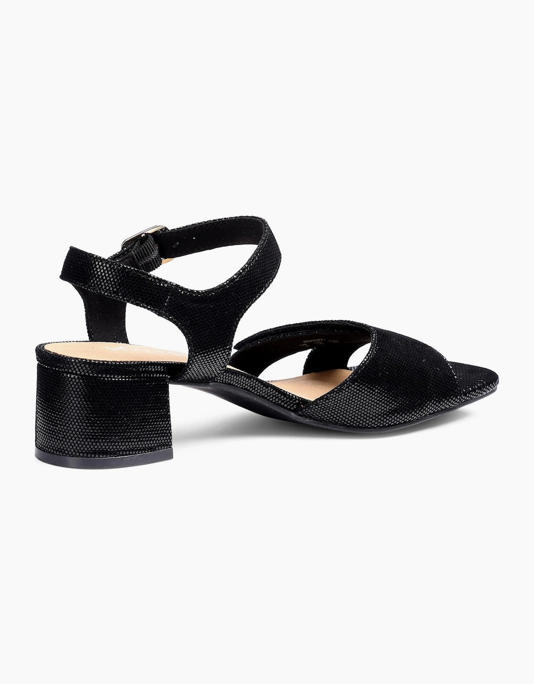Hotter Women's Riviera Womens Block Heel Sandals - Black