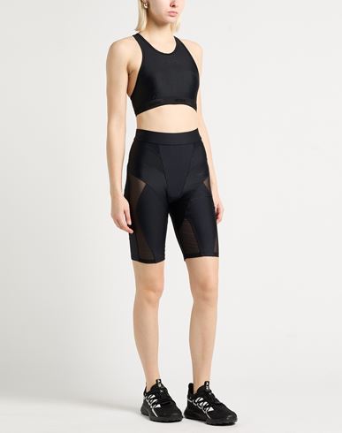Woman Shorts & Bermuda Shorts Black Size M Polyamide, Elastane