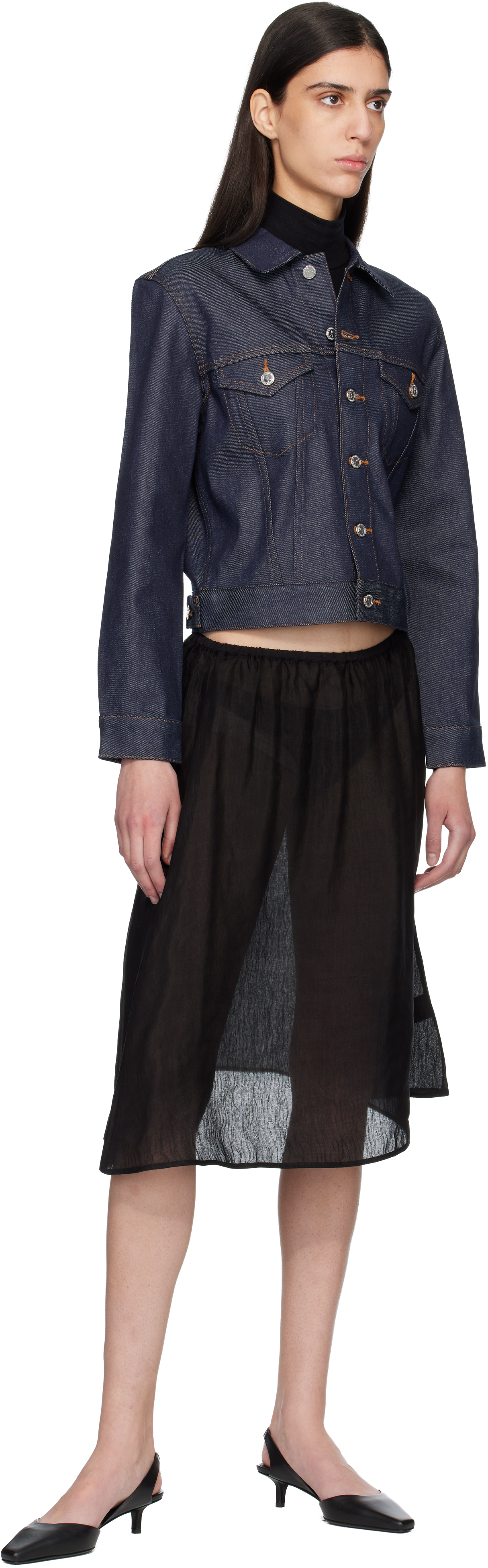 Navy Dion Denim Jacket