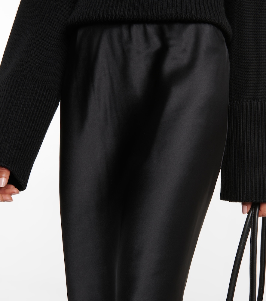 Joseph Isaak silk satin midi-skirt