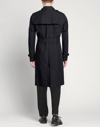 Man Overcoat & Trench Coat Midnight blue Size 36 Cotton, Polyamide