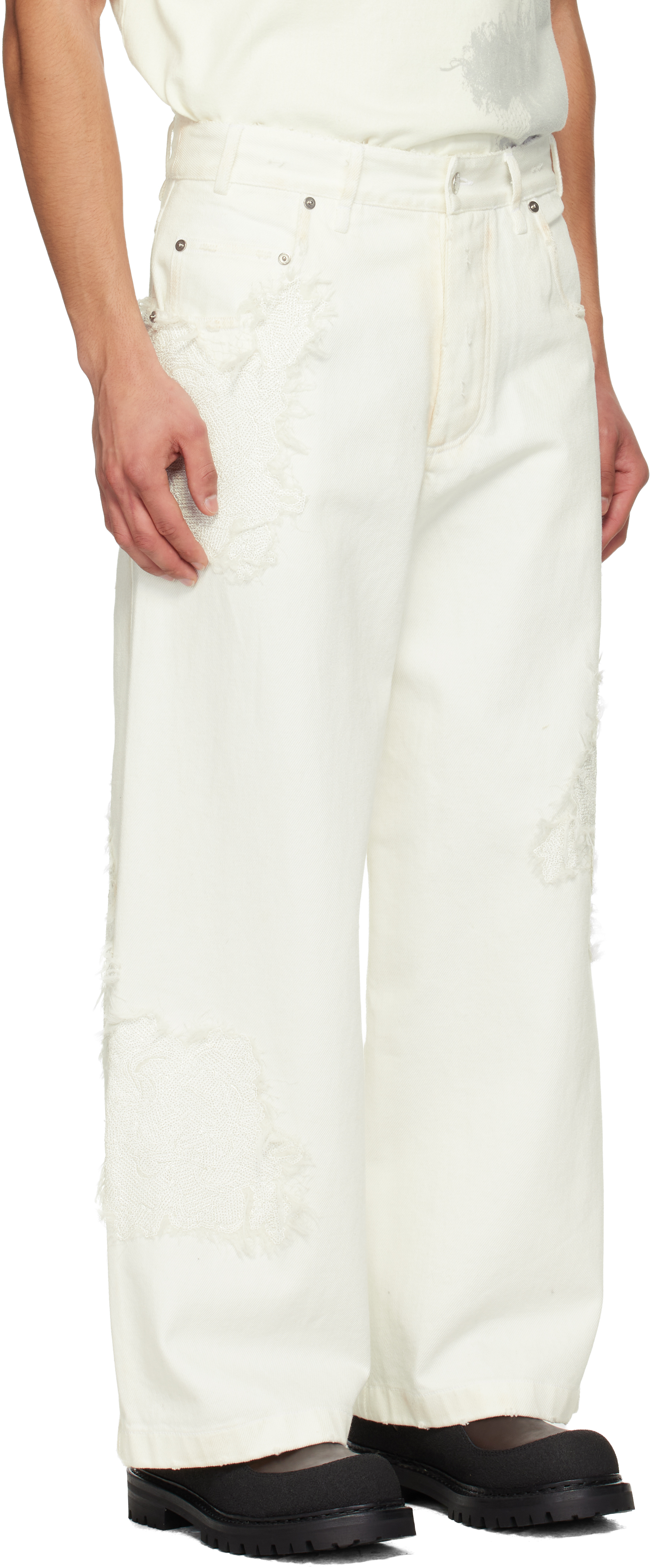 Off-White TKL Edition Faded Jeans