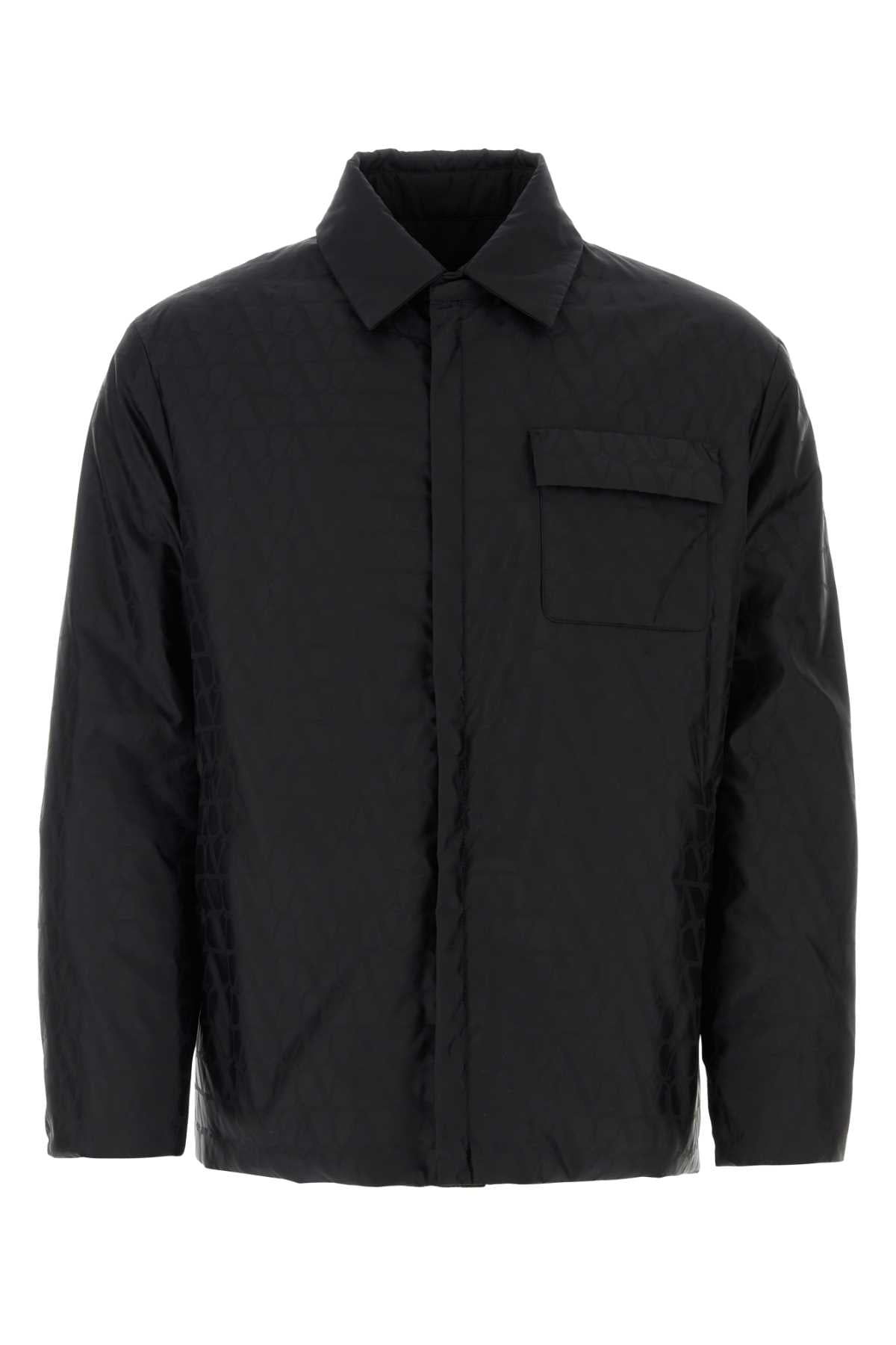 Nylon Toile Iconographe Shirt — Black