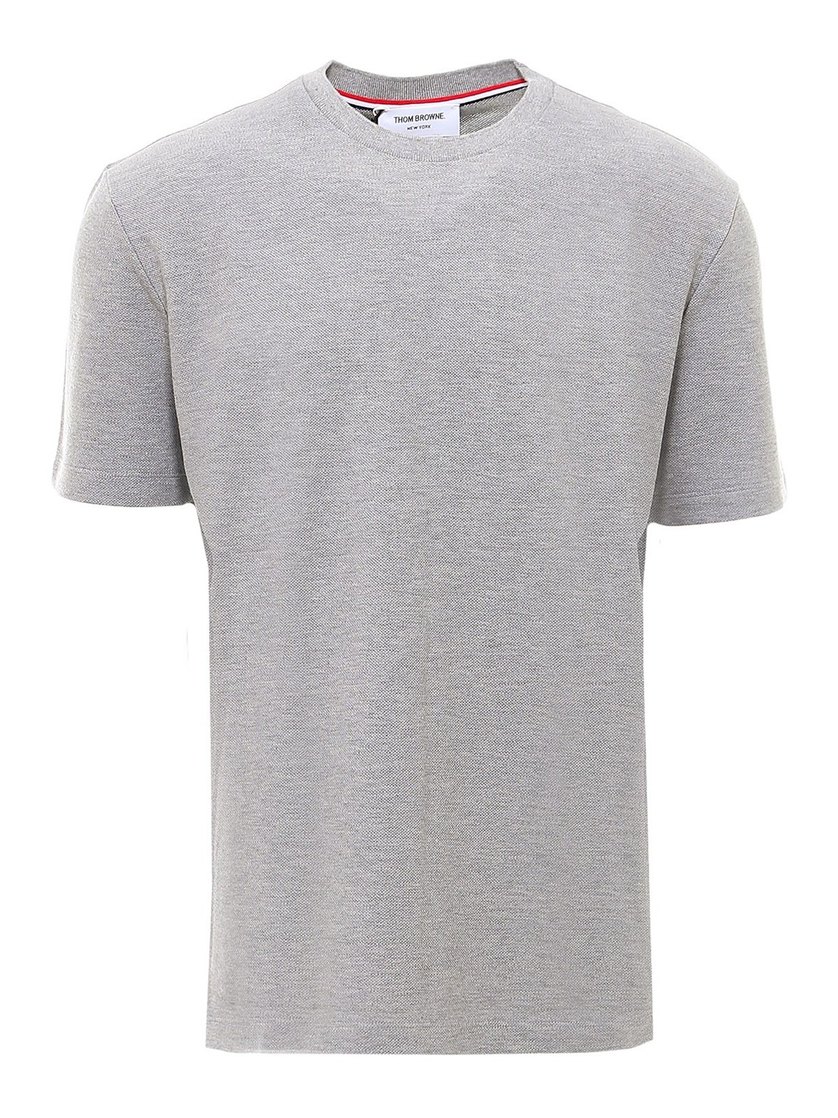 4-Bar insert piqué T-shirt