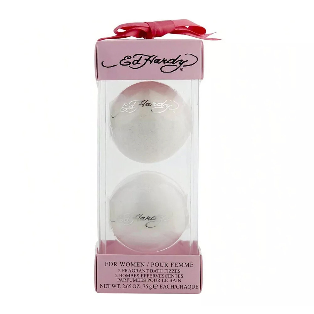 Ed Hardy Bath Fizz Duo Set - White