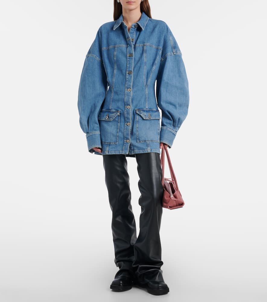 Denim minidress