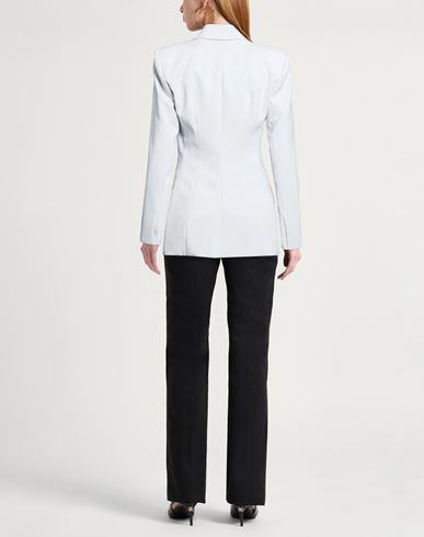 Woman Blazer Light grey Size 6 Polyester, Elastane