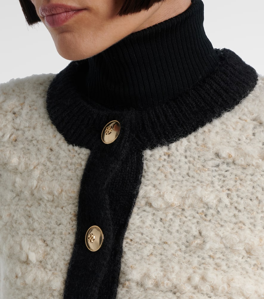 Delightful Sparkle wool-blend cardigan