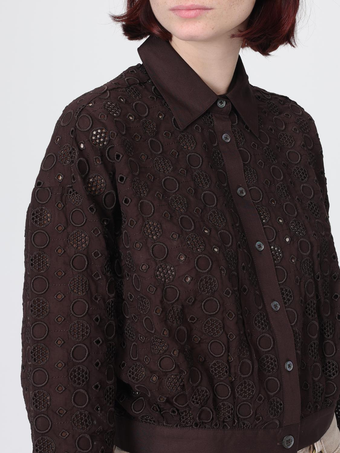 Shirt Woman color Brown