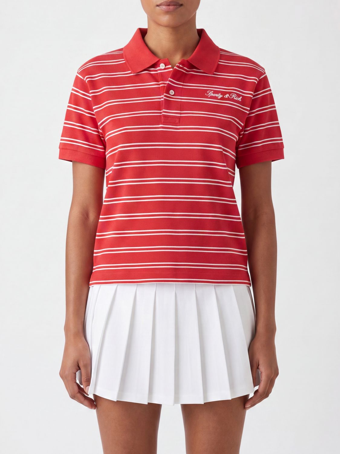Polo Shirt Woman color Red