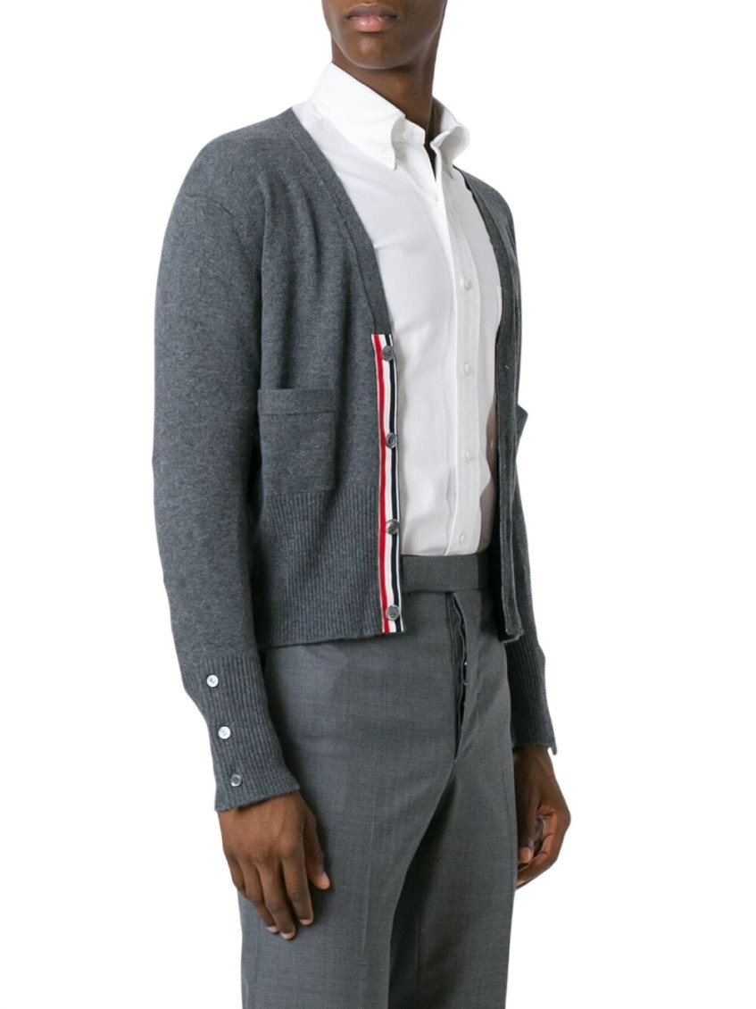 4-Bar Cashmere Cardigan