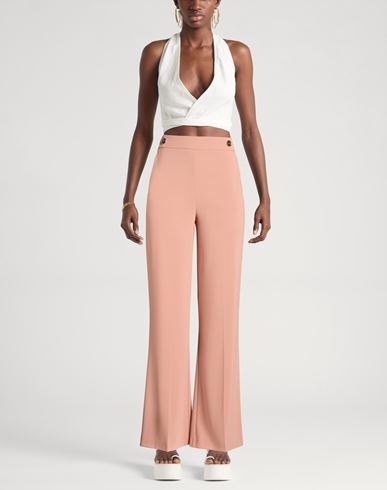 Woman Pants Blush Size 10 Polyester, Elastane