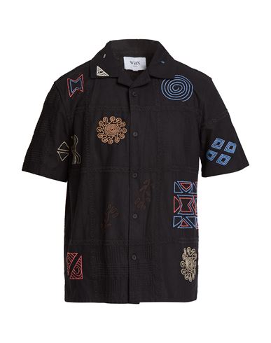 Man Shirt Midnight blue Size S Organic cotton, Linen