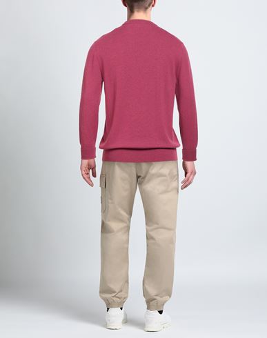 Man Sweater Garnet Size 40 Cashmere