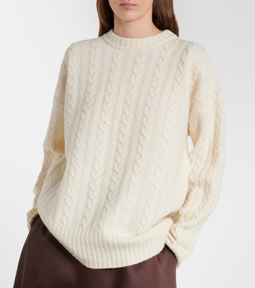 Róhe Cable-knit wool sweater