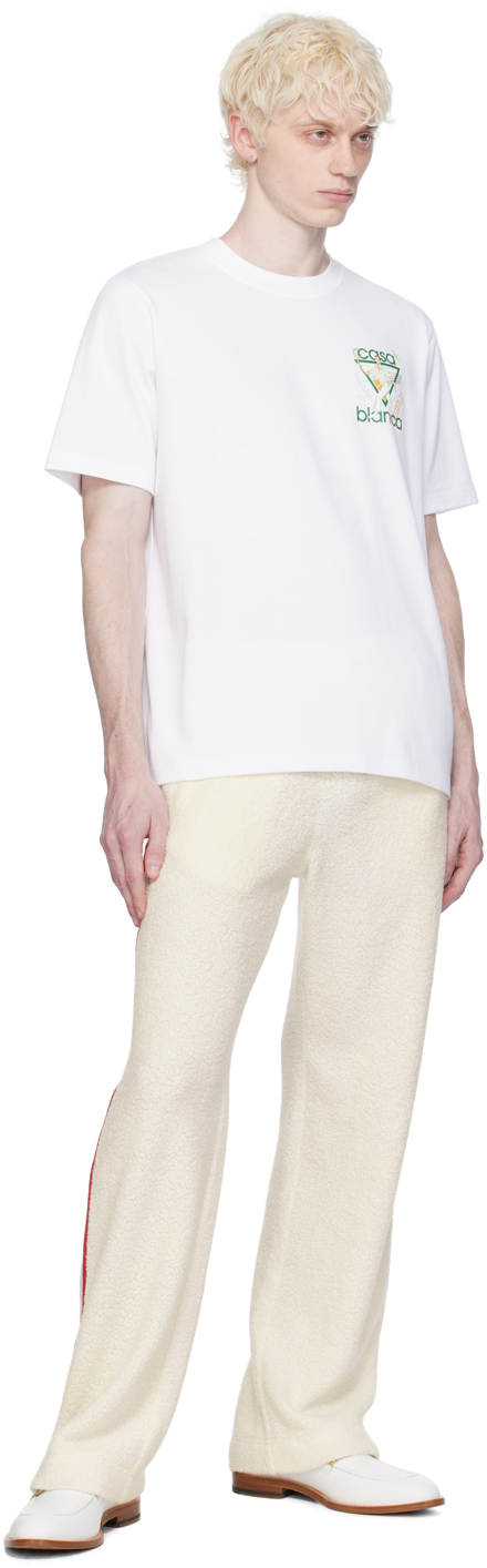 Casablanca SSENSE Exclusive White 'Le Jeu' T-Shirt