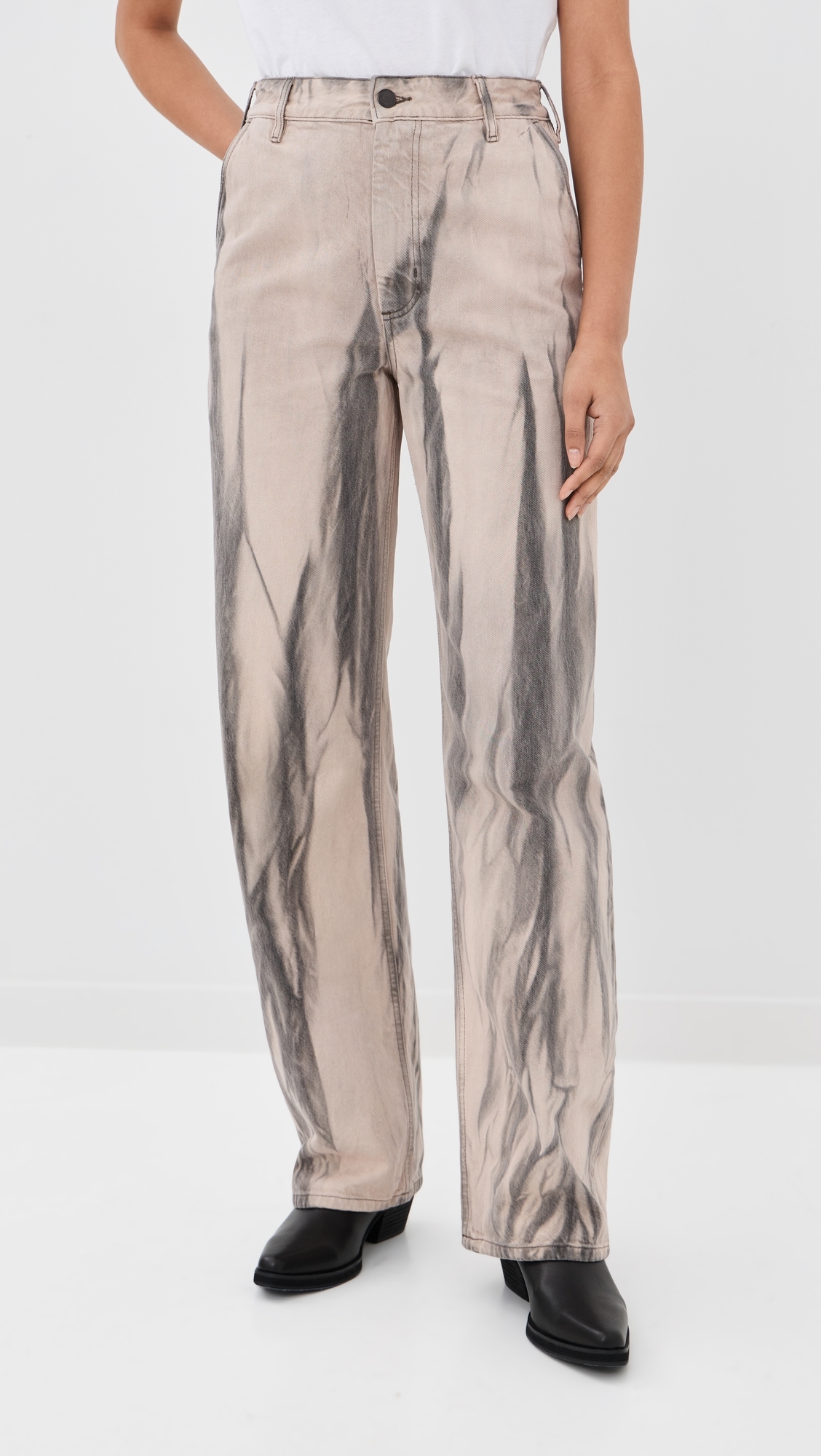 Column Leg Jeans Sand Dune