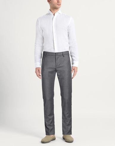 Man Pants Grey Size 28 Virgin Wool, Elastane