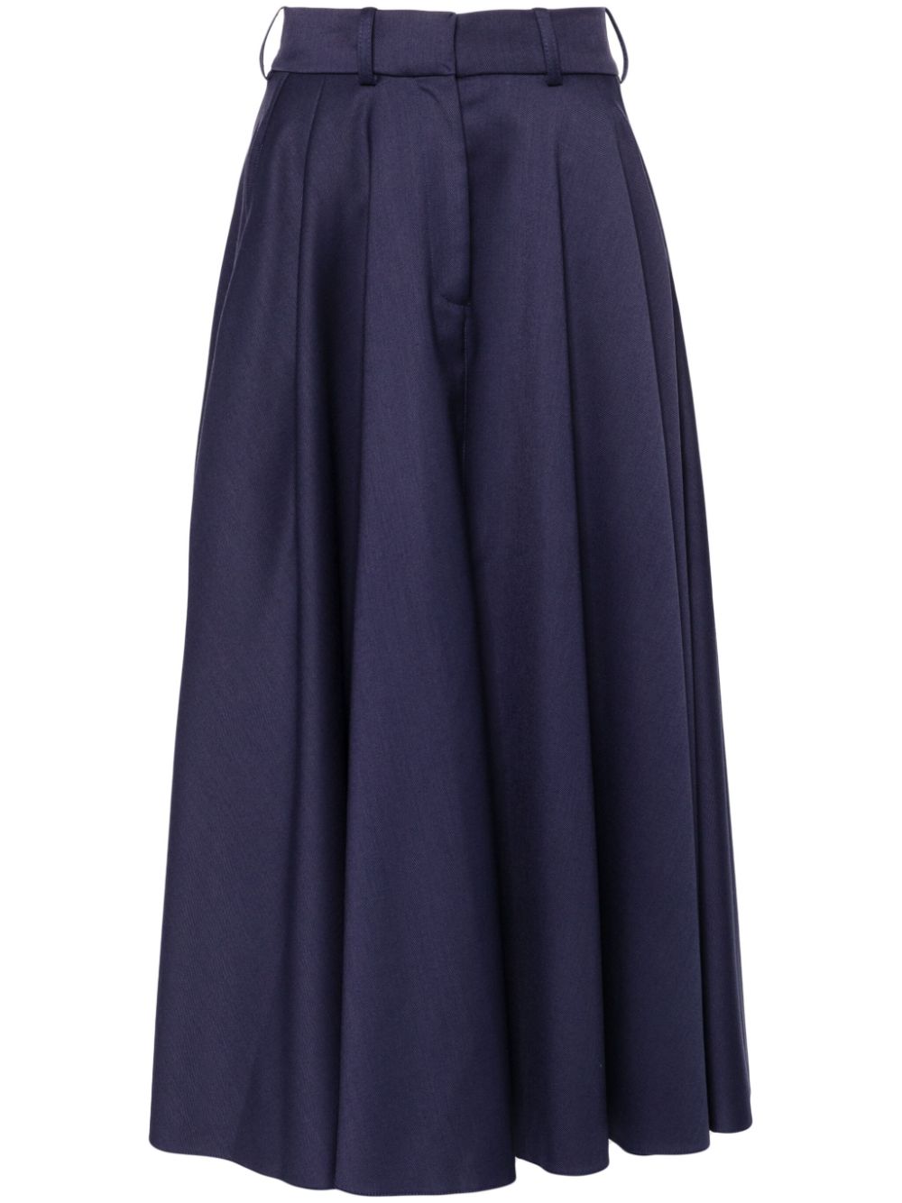 A-line midi skirt - Blue