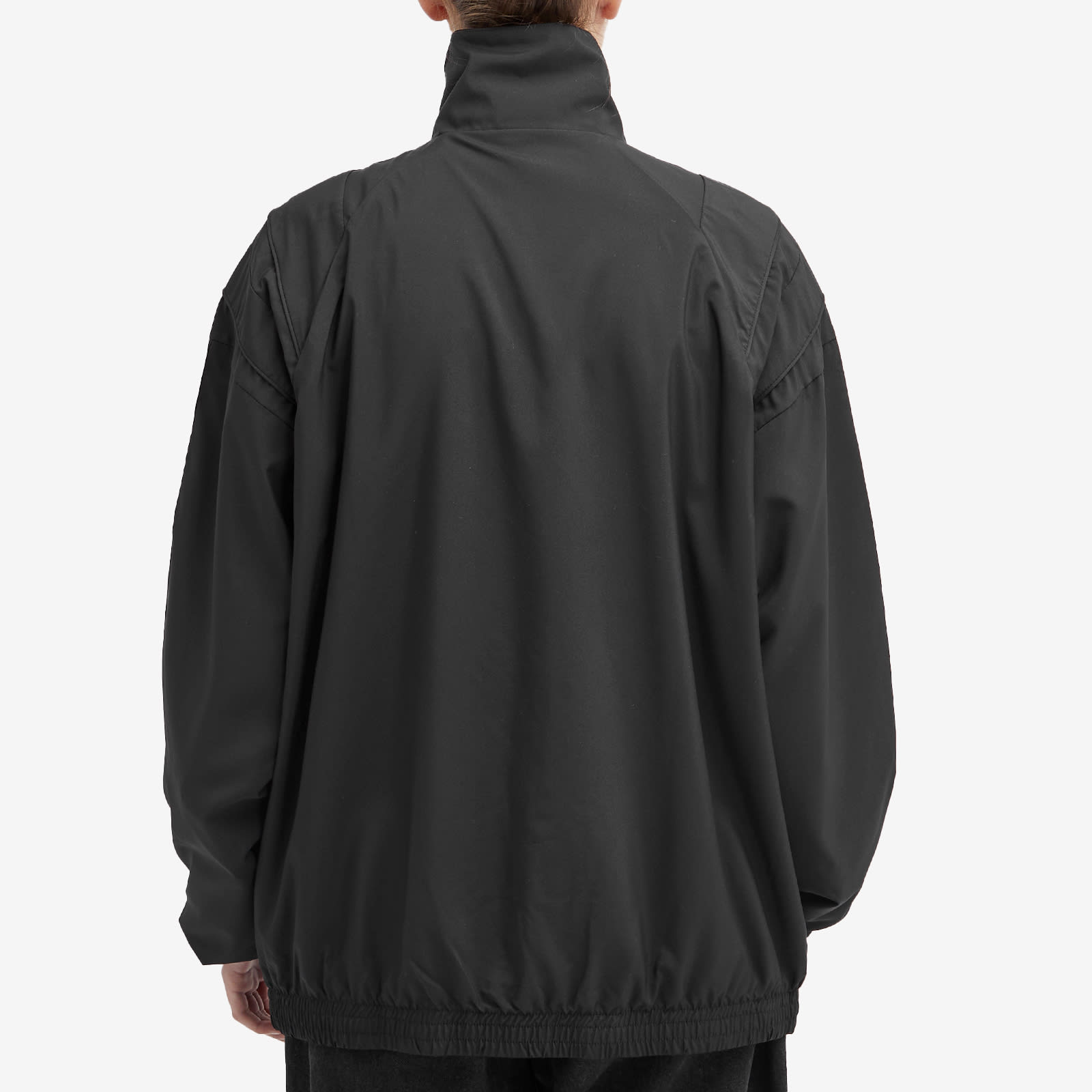 Women's Rasant Oversized Zip Off Track Top in Black