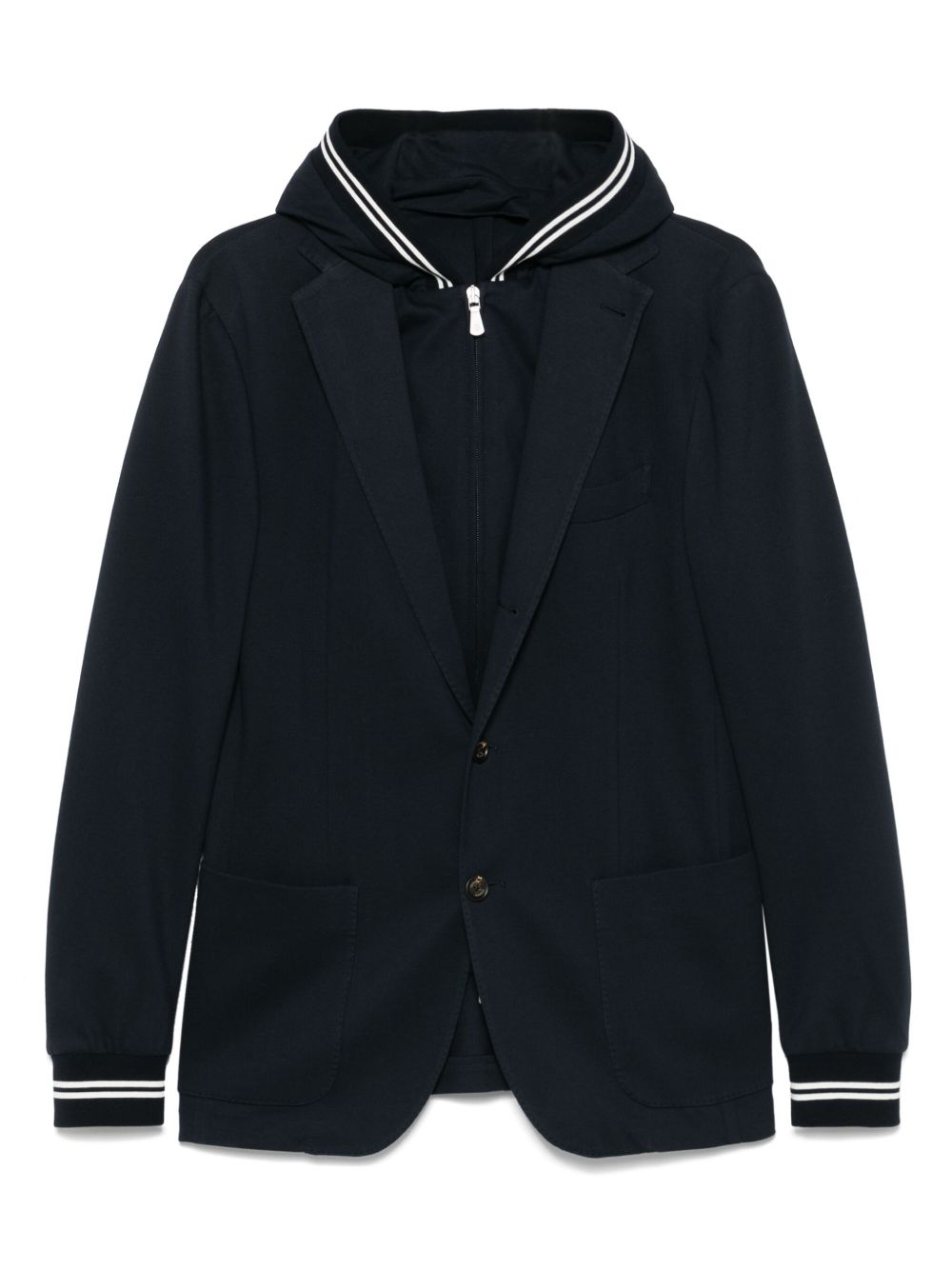 Eleventy layered-effect blazer - Blue