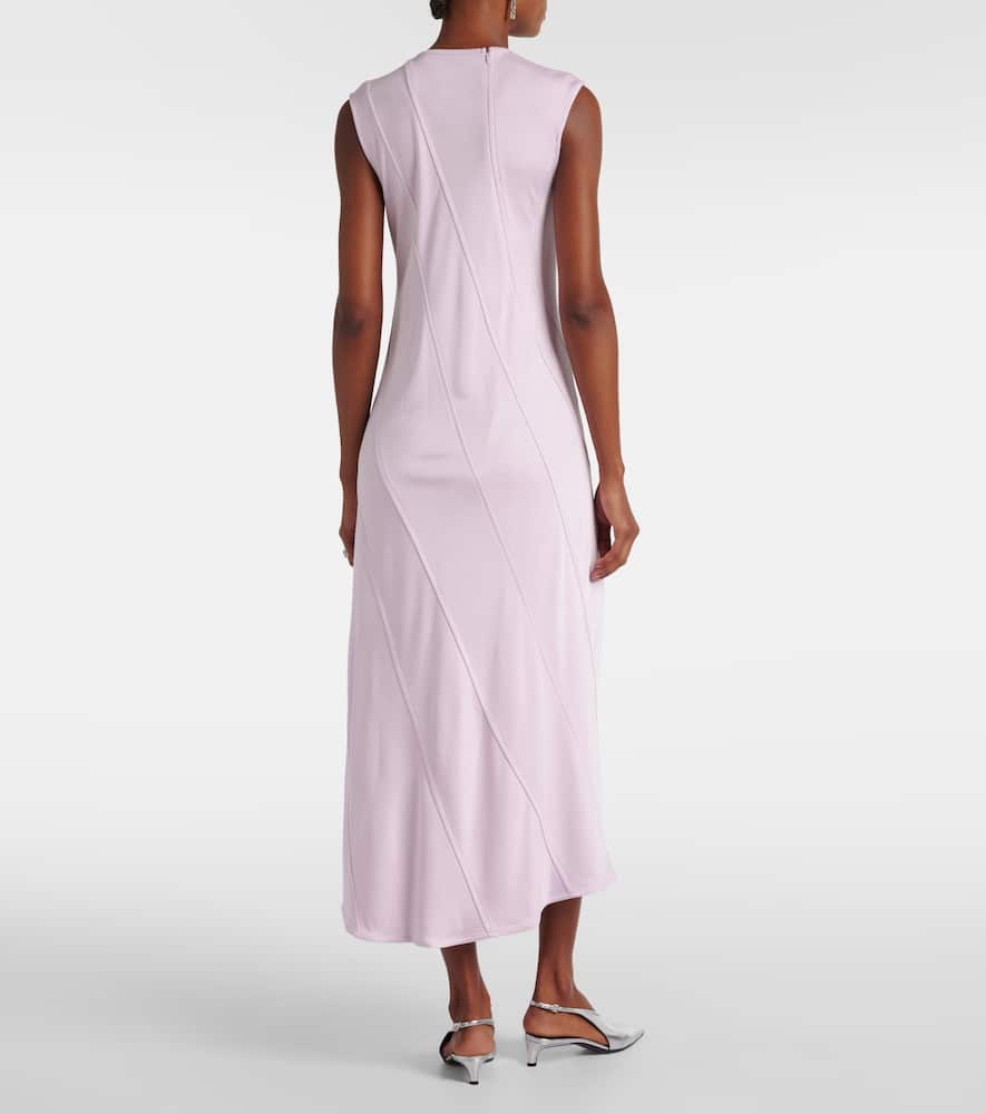 Asymmetric midi dress