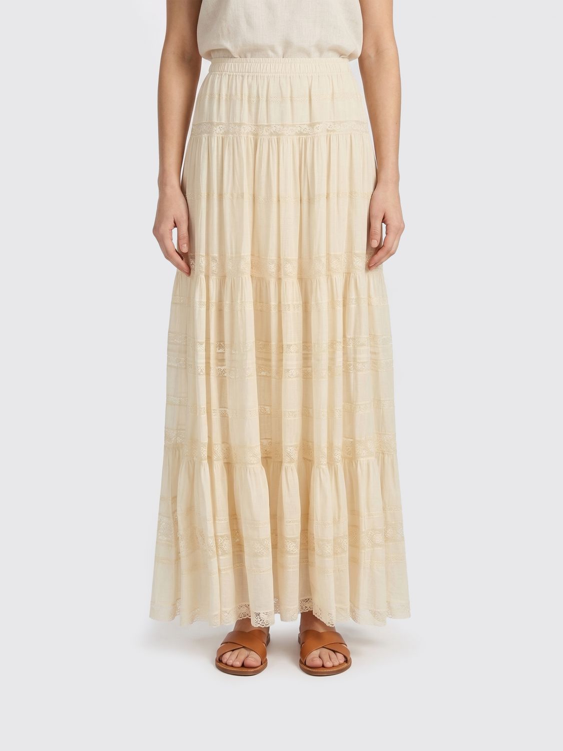 Skirt Woman color White