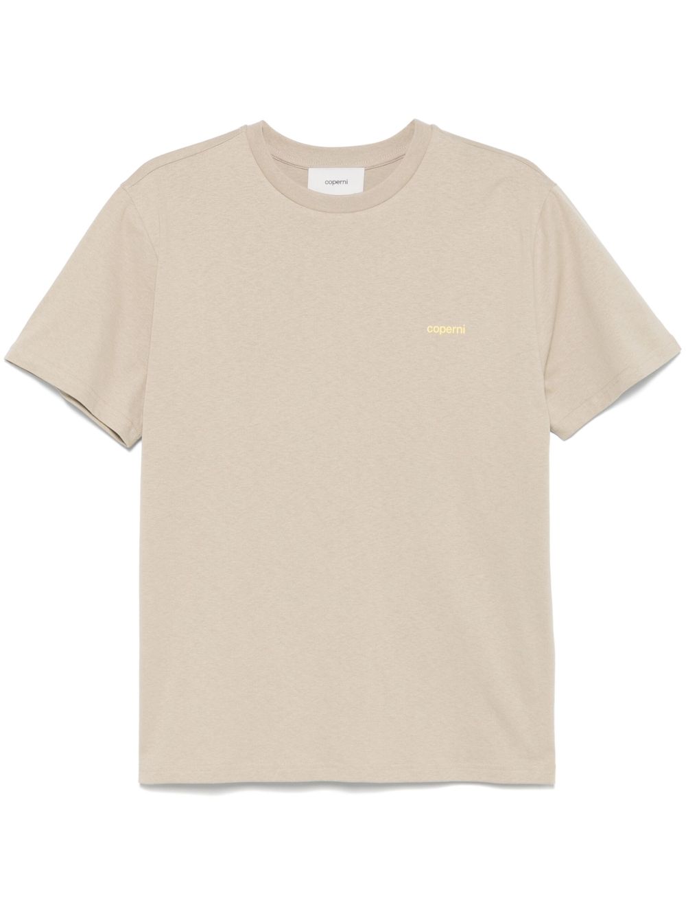 Logo-print T-shirt - Neutrals