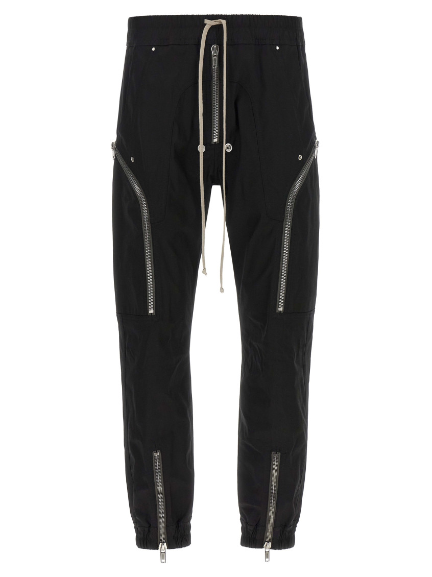 Rick Owens - heizer cargo pants elastic waist zipper