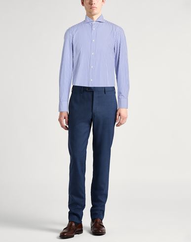 Man Shirt Azure Size M Cotton