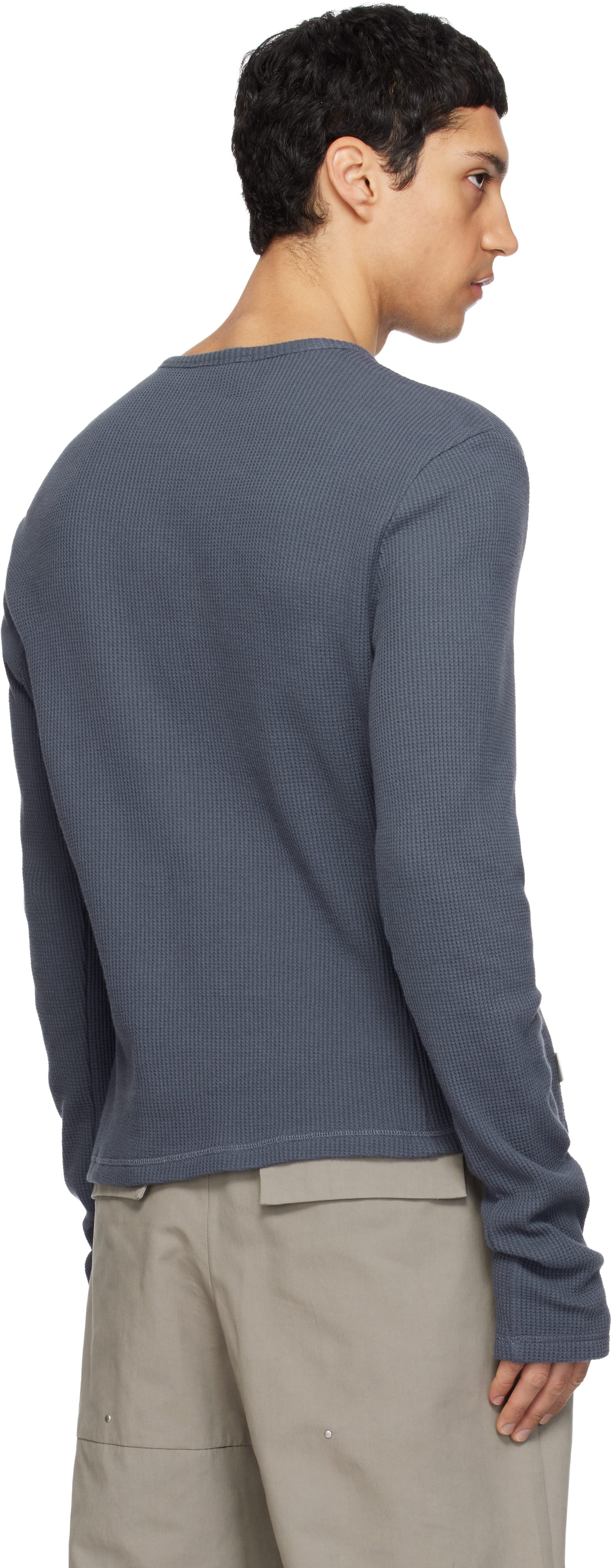 Navy Lis Classic Henley